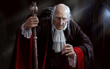Священник фэнтези арт