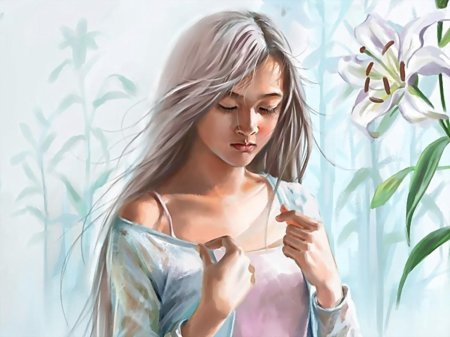 Белая лилия