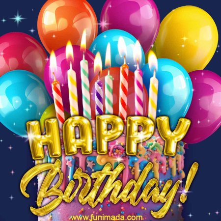 Animated happy birthday