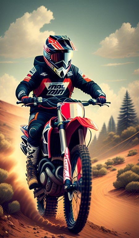 Motocross dirt bike race game