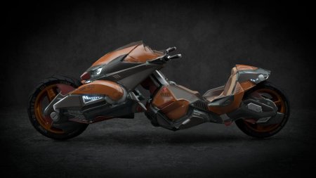 Мотоцикл sci-fi concept
