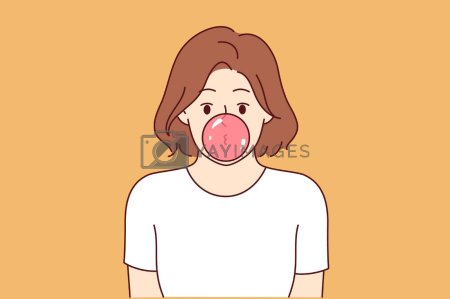 Blow bubblegum