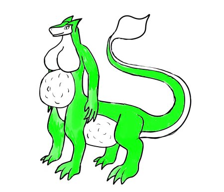 Беременная furry taur