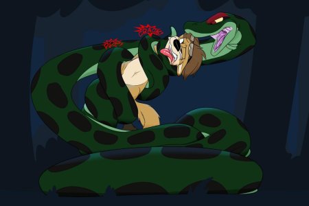 Furry snake анаконда