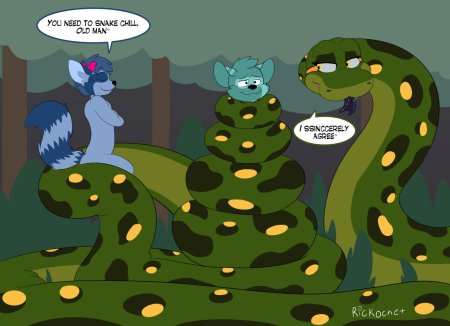 Furry snake анаконда