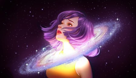 Космическая девушка