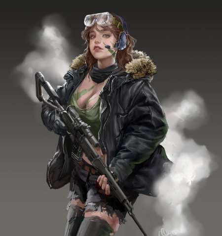 Девушка арт