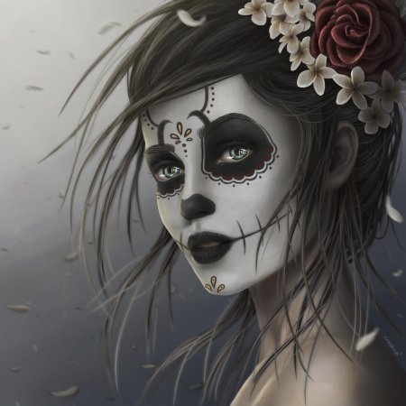 Аниме санта муэрте