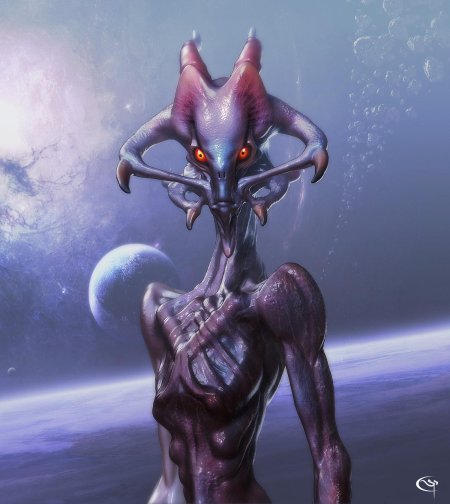 Mass effect инопланетянка