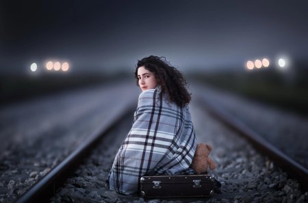Фотосессия на железной дороге