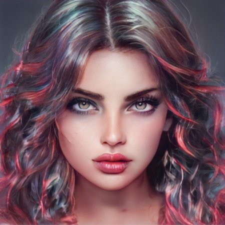 Artbreeder портреты девушка