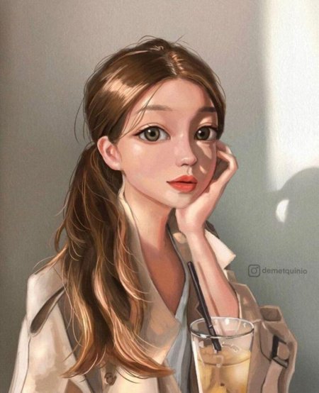 Рисунки девушек