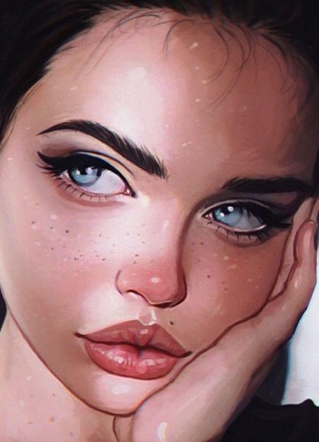 Procreate портреты джулия разумова