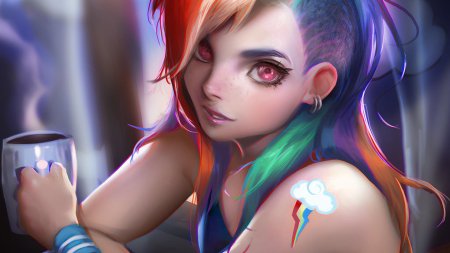 Rainbow dash human