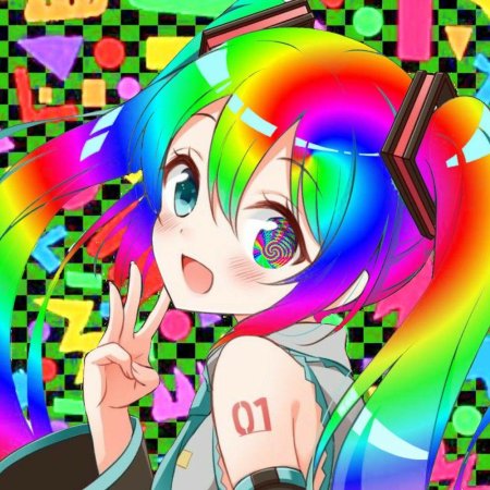 Хатсуне мику glitchcore