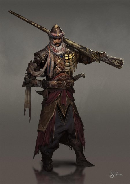 Арабский воин арт