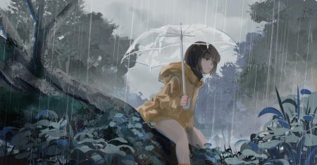 Дождь в лесу