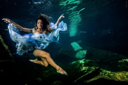 Фотосессия под водой
