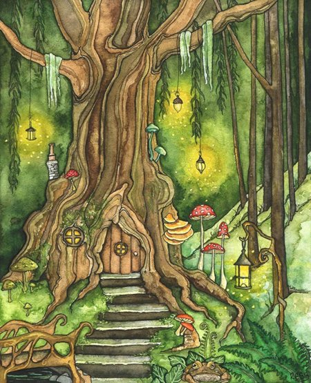 «зачарованный лес» («enchanted forest»)