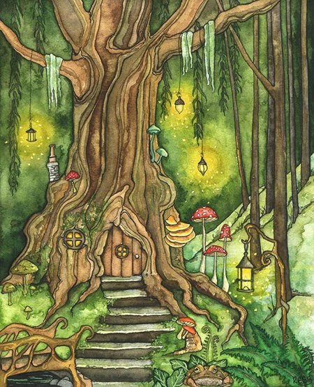 «зачарованный лес» («enchanted forest»)