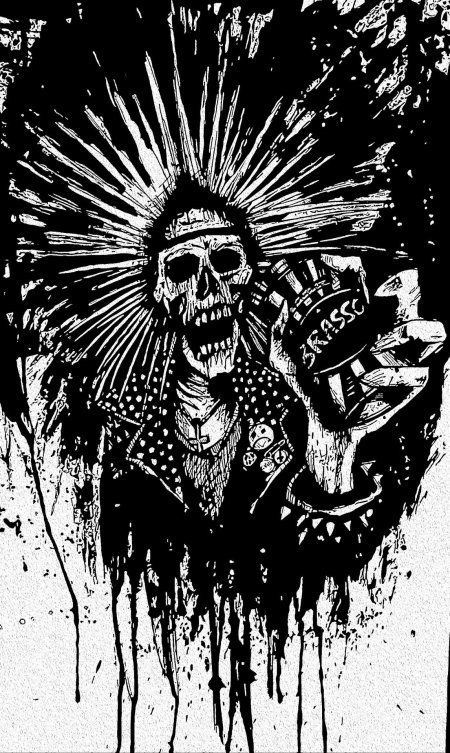 Punk rock art краст