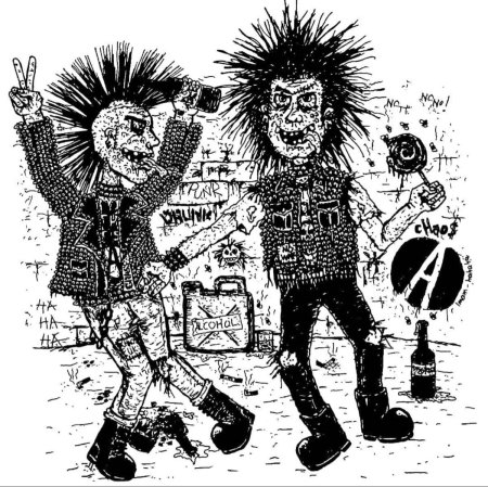 Punk rock art краст