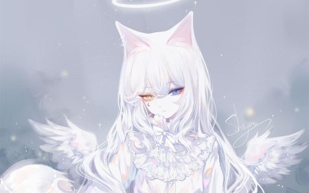 Белая аниме