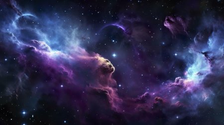 Фиолетовый космос