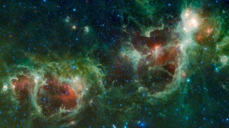 Космос звезды галактика туманность