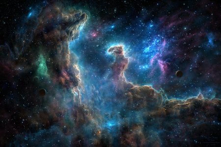 Космос туманности