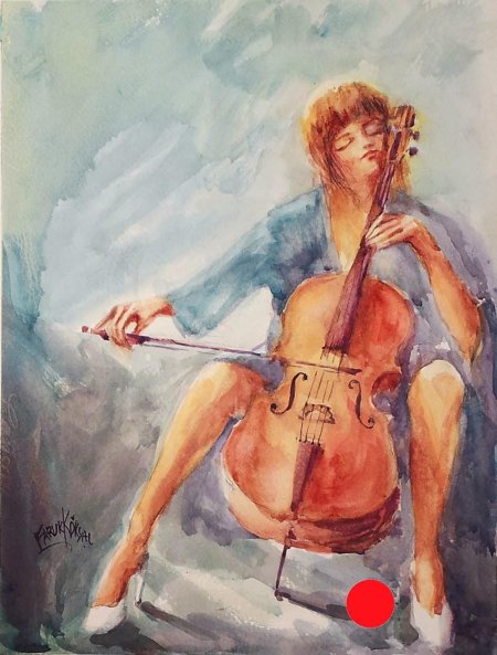 Художник урмаев виолончелистка