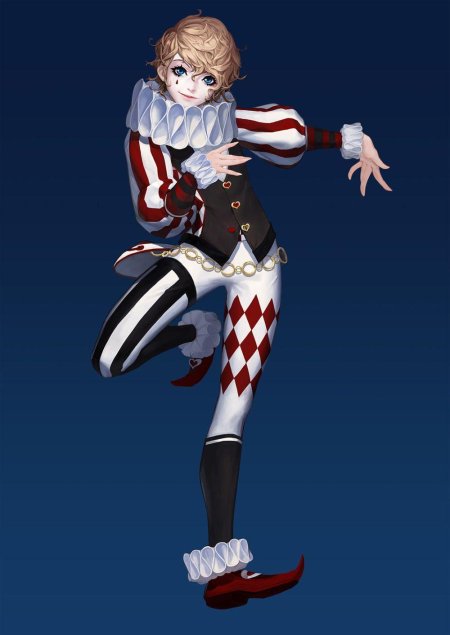 Anime арлекин. art