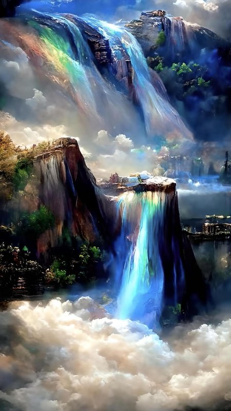 Водопад фэнтези