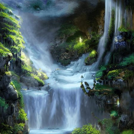Картины водопад