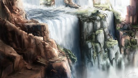 Водопад арт