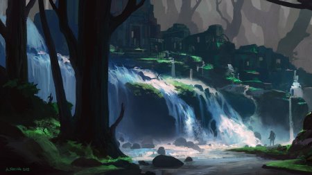 Водопад арт