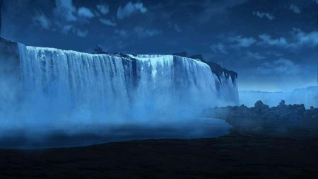 Водопад ниагара живой