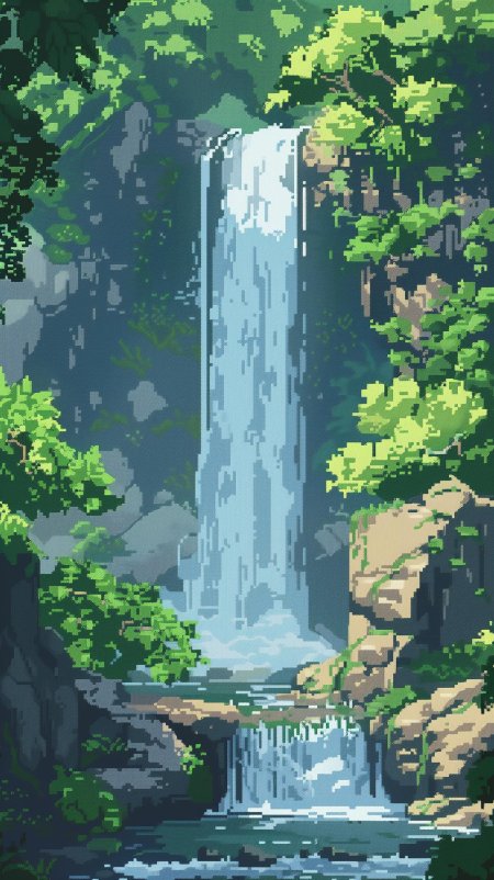 Рисунки водопада