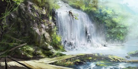 Водопад арт