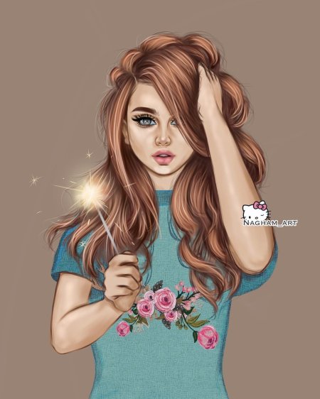 Nagham art девушки