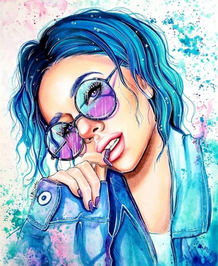 Девушка рисунки