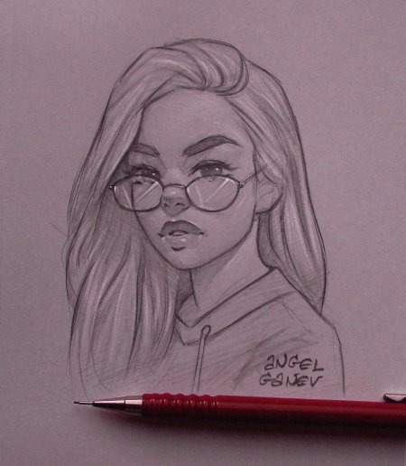 Рисунки карандашом девушек
