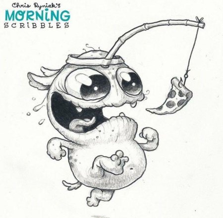 Chris ryniak рисунки монстриков