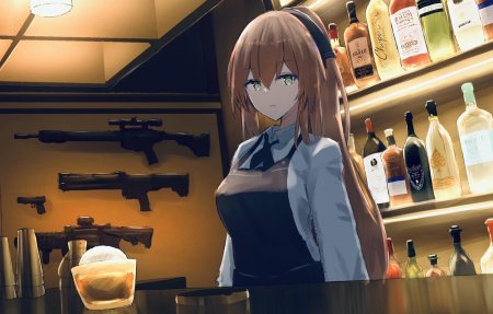 Girls frontline springfield бармен
