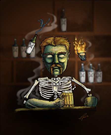 Zombie bartender