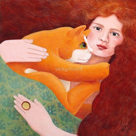 Женщина рыжая