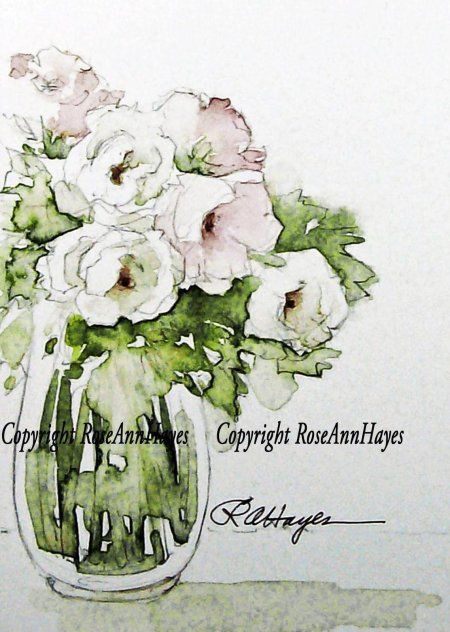 Букет акварель
