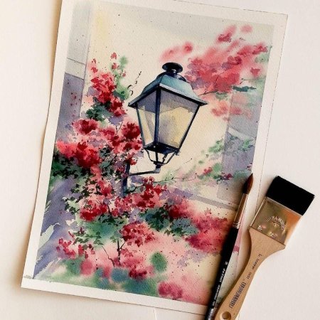 Идеи для рисования акварелью