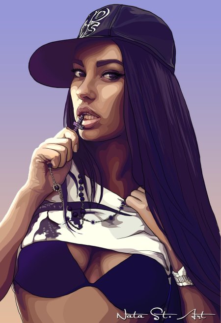 Dope art девушка