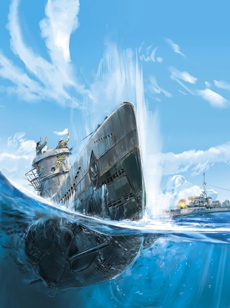 Подводная лодка арт